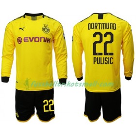 Fußballtrikots Borussia Dortmund Pulisic 22 Kinder 2019-2020 Langarm Heimtrikotsatz kaufen